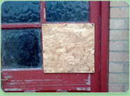 boarded up Chislehurst